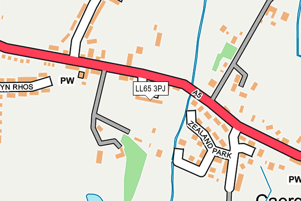 LL65 3PJ map - OS OpenMap – Local (Ordnance Survey) LL65 3PJ map - OS OpenMap – Local (Ordnance Survey)