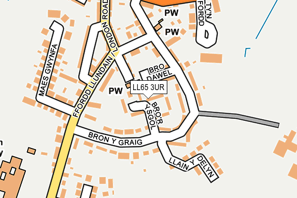 LL65 3UR map - OS OpenMap – Local (Ordnance Survey) LL65 3UR map - OS OpenMap – Local (Ordnance Survey)