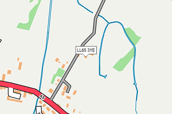 LL65 3YE map - OS OpenMap – Local (Ordnance Survey) LL65 3YE map - OS OpenMap – Local (Ordnance Survey)