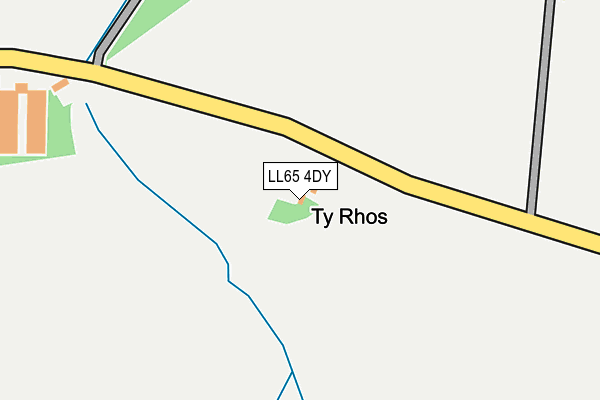 LL65 4DY map - OS OpenMap – Local (Ordnance Survey)