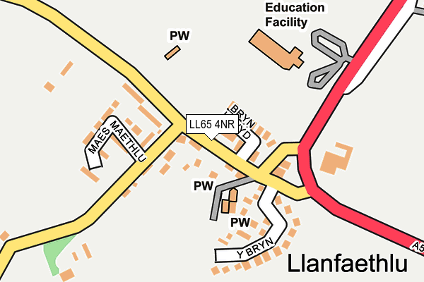LL65 4NR map - OS OpenMap – Local (Ordnance Survey) LL65 4NR map - OS OpenMap – Local (Ordnance Survey)