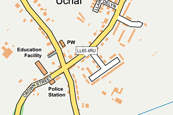 LL65 4RU map - OS OpenMap – Local (Ordnance Survey) LL65 4RU map - OS OpenMap – Local (Ordnance Survey)