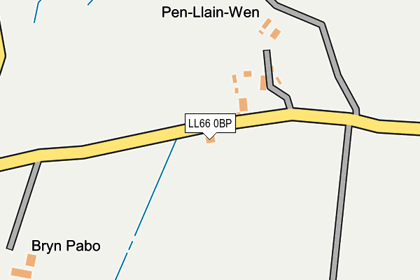 LL66 0BP map - OS OpenMap – Local (Ordnance Survey) LL66 0BP map - OS OpenMap – Local (Ordnance Survey)