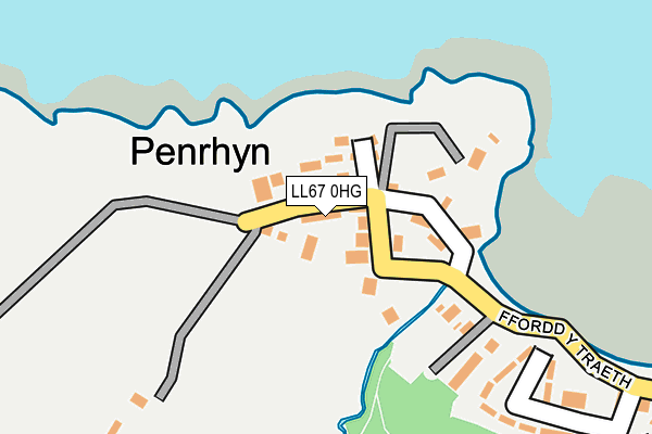 LL67 0HG map - OS OpenMap – Local (Ordnance Survey) LL67 0HG map - OS OpenMap – Local (Ordnance Survey)