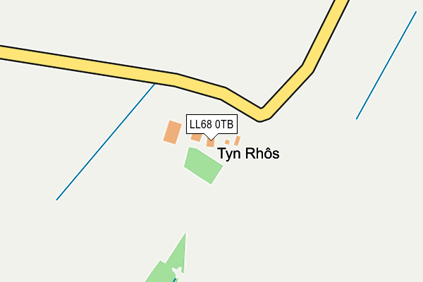 LL68 0TB map - OS OpenMap – Local (Ordnance Survey) LL68 0TB map - OS OpenMap – Local (Ordnance Survey)