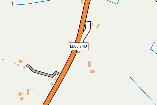 LL68 9RD map - OS OpenMap – Local (Ordnance Survey) LL68 9RD map - OS OpenMap – Local (Ordnance Survey)