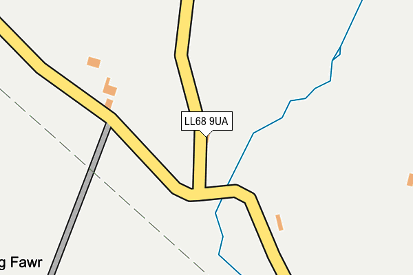 LL68 9UA map - OS OpenMap – Local (Ordnance Survey) LL68 9UA map - OS OpenMap – Local (Ordnance Survey)