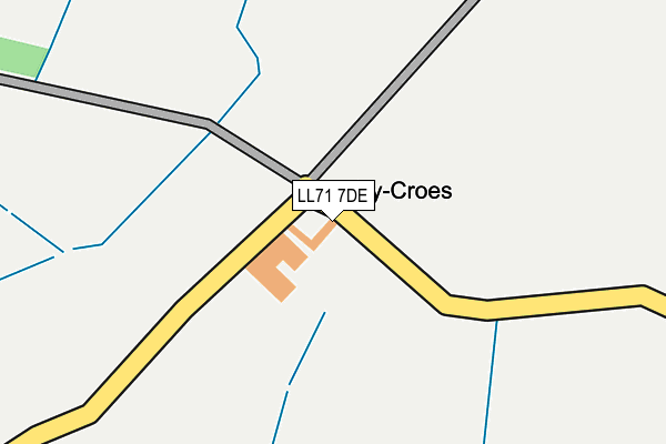 LL71 7DE map - OS OpenMap – Local (Ordnance Survey) LL71 7DE map - OS OpenMap – Local (Ordnance Survey)