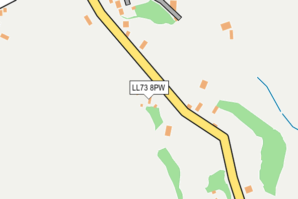 LL73 8PW map - OS OpenMap – Local (Ordnance Survey) LL73 8PW map - OS OpenMap – Local (Ordnance Survey)