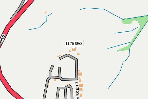 LL75 8EQ map - OS OpenMap – Local (Ordnance Survey) LL75 8EQ map - OS OpenMap – Local (Ordnance Survey)