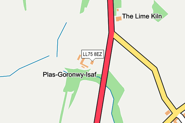 LL75 8EZ map - OS OpenMap – Local (Ordnance Survey) LL75 8EZ map - OS OpenMap – Local (Ordnance Survey)