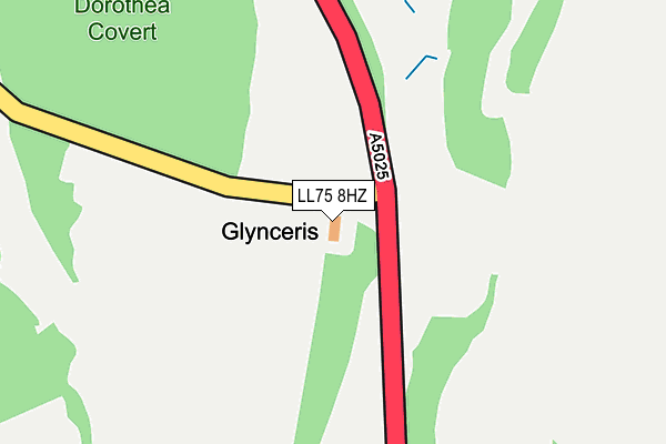 LL75 8HZ map - OS OpenMap – Local (Ordnance Survey) LL75 8HZ map - OS OpenMap – Local (Ordnance Survey)