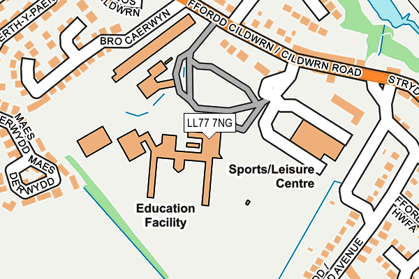 LL77 7NG map - OS OpenMap – Local (Ordnance Survey) LL77 7NG map - OS OpenMap – Local (Ordnance Survey)