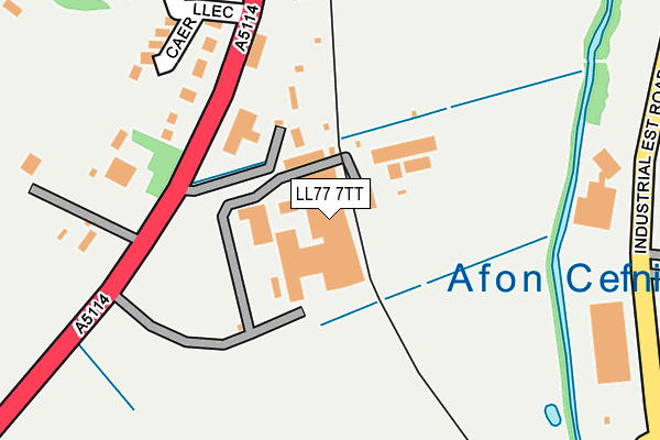 LL77 7TT map - OS OpenMap – Local (Ordnance Survey) LL77 7TT map - OS OpenMap – Local (Ordnance Survey)