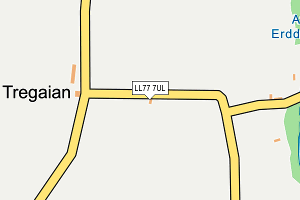 LL77 7UL map - OS OpenMap – Local (Ordnance Survey) LL77 7UL map - OS OpenMap – Local (Ordnance Survey)