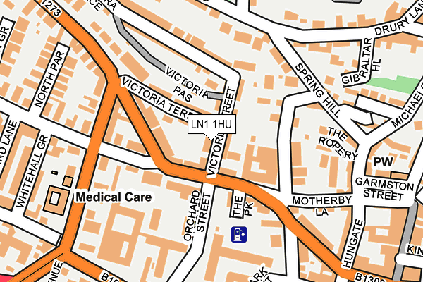 LN1 1HU map - OS OpenMap – Local (Ordnance Survey) LN1 1HU map - OS OpenMap – Local (Ordnance Survey)