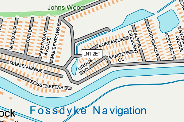 LN1 2ET map - OS OpenMap – Local (Ordnance Survey) LN1 2ET map - OS OpenMap – Local (Ordnance Survey)