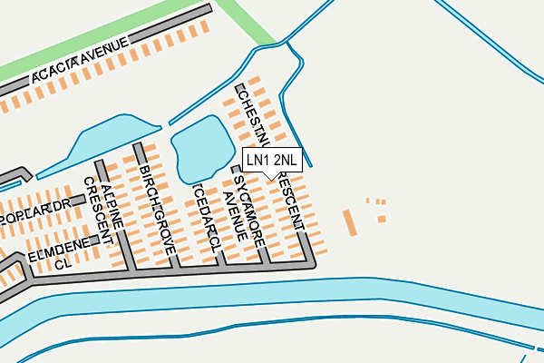 LN1 2NL map - OS OpenMap – Local (Ordnance Survey) LN1 2NL map - OS OpenMap – Local (Ordnance Survey)