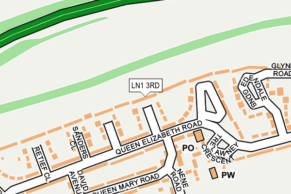 LN1 3RD map - OS OpenMap – Local (Ordnance Survey) LN1 3RD map - OS OpenMap – Local (Ordnance Survey)
