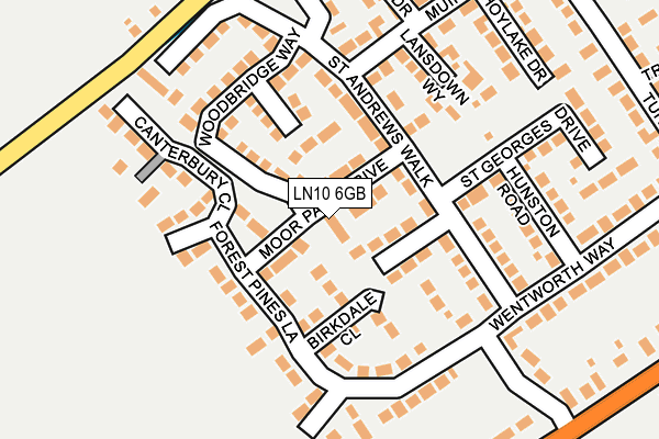 LN10 6GB map - OS OpenMap – Local (Ordnance Survey)