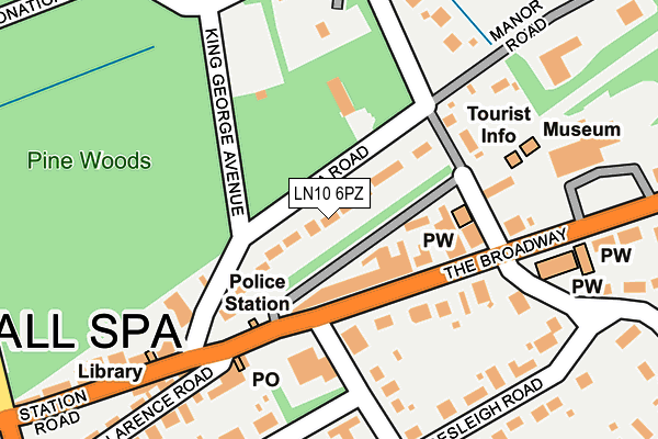 LN10 6PZ map - OS OpenMap – Local (Ordnance Survey) LN10 6PZ map - OS OpenMap – Local (Ordnance Survey)