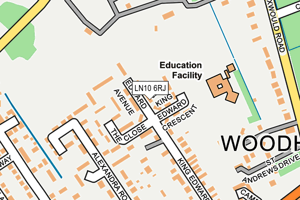 LN10 6RJ map - OS OpenMap – Local (Ordnance Survey) LN10 6RJ map - OS OpenMap – Local (Ordnance Survey)
