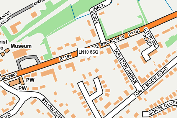 LN10 6SQ map - OS OpenMap – Local (Ordnance Survey) LN10 6SQ map - OS OpenMap – Local (Ordnance Survey)