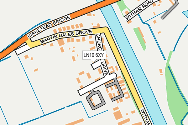 LN10 6XY map - OS OpenMap – Local (Ordnance Survey) LN10 6XY map - OS OpenMap – Local (Ordnance Survey)