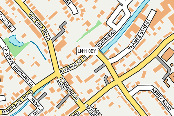 LN11 0BY map - OS OpenMap – Local (Ordnance Survey) LN11 0BY map - OS OpenMap – Local (Ordnance Survey)