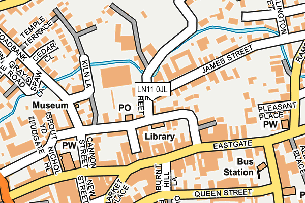 LN11 0JL map - OS OpenMap – Local (Ordnance Survey)