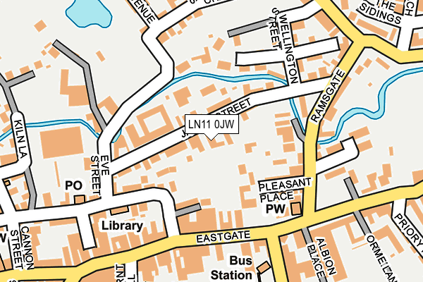 LN11 0JW map - OS OpenMap – Local (Ordnance Survey) LN11 0JW map - OS OpenMap – Local (Ordnance Survey)