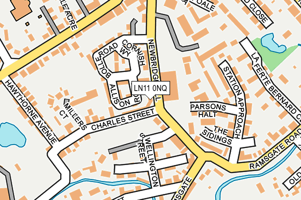 LN11 0NQ map - OS OpenMap – Local (Ordnance Survey) LN11 0NQ map - OS OpenMap – Local (Ordnance Survey)