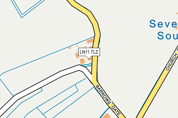 LN11 7LZ map - OS OpenMap – Local (Ordnance Survey) LN11 7LZ map - OS OpenMap – Local (Ordnance Survey)