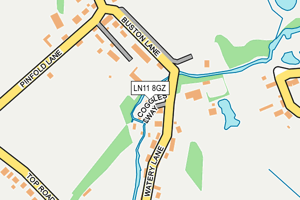 LN11 8GZ map - OS OpenMap – Local (Ordnance Survey) LN11 8GZ map - OS OpenMap – Local (Ordnance Survey)