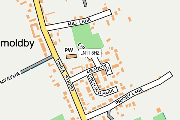 LN11 8HZ map - OS OpenMap – Local (Ordnance Survey) LN11 8HZ map - OS OpenMap – Local (Ordnance Survey)