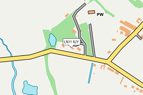 LN11 8JY map - OS OpenMap – Local (Ordnance Survey) LN11 8JY map - OS OpenMap – Local (Ordnance Survey)