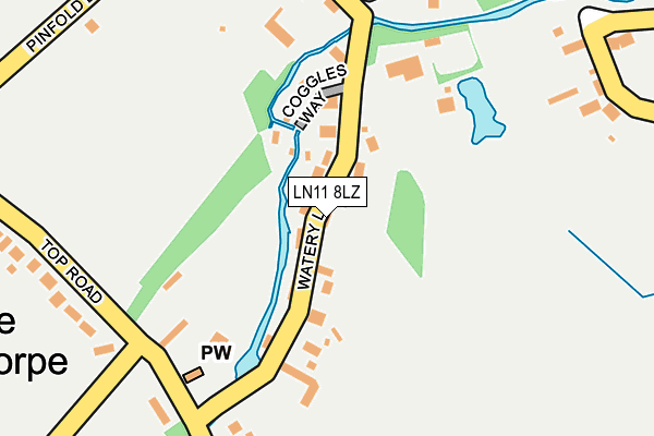 LN11 8LZ map - OS OpenMap – Local (Ordnance Survey) LN11 8LZ map - OS OpenMap – Local (Ordnance Survey)
