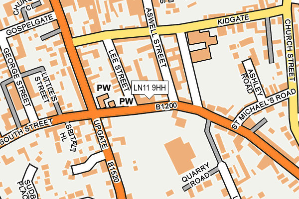 LN11 9HH map - OS OpenMap – Local (Ordnance Survey) LN11 9HH map - OS OpenMap – Local (Ordnance Survey)