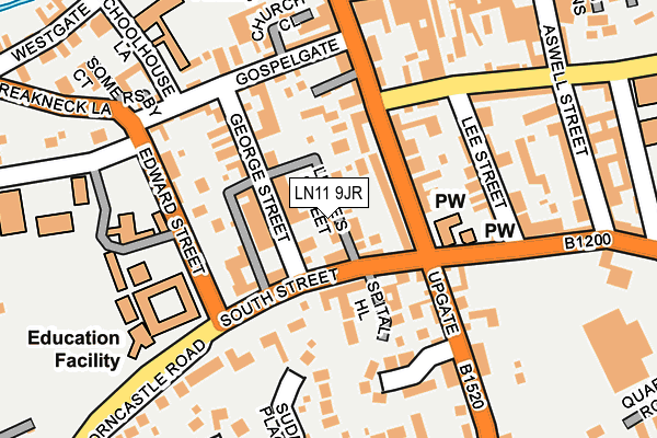 LN11 9JR map - OS OpenMap – Local (Ordnance Survey) LN11 9JR map - OS OpenMap – Local (Ordnance Survey)