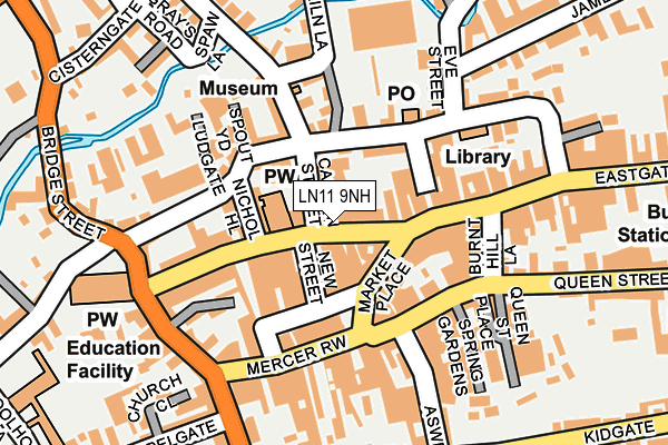 LN11 9NH map - OS OpenMap – Local (Ordnance Survey) LN11 9NH map - OS OpenMap – Local (Ordnance Survey)