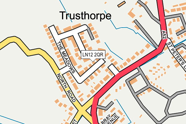 LN12 2QR map - OS OpenMap – Local (Ordnance Survey) LN12 2QR map - OS OpenMap – Local (Ordnance Survey)