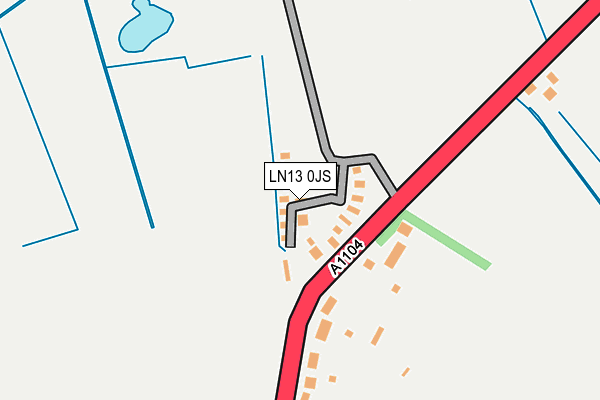LN13 0JS map - OS OpenMap – Local (Ordnance Survey) LN13 0JS map - OS OpenMap – Local (Ordnance Survey)