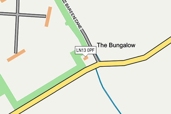 LN13 0PF map - OS OpenMap – Local (Ordnance Survey)
