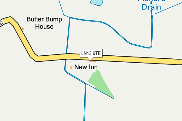 LN13 9TE map - OS OpenMap – Local (Ordnance Survey) LN13 9TE map - OS OpenMap – Local (Ordnance Survey)
