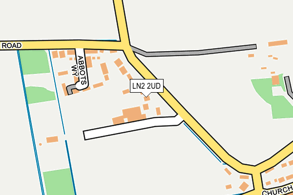 LN2 2UD map - OS OpenMap – Local (Ordnance Survey) LN2 2UD map - OS OpenMap – Local (Ordnance Survey)