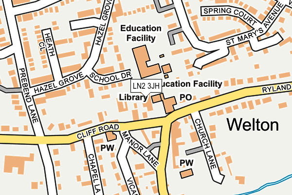 LN2 3JH map - OS OpenMap – Local (Ordnance Survey) LN2 3JH map - OS OpenMap – Local (Ordnance Survey)
