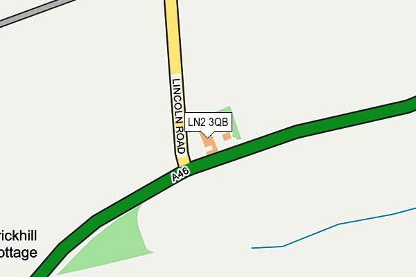 LN2 3QB map - OS OpenMap – Local (Ordnance Survey) LN2 3QB map - OS OpenMap – Local (Ordnance Survey)