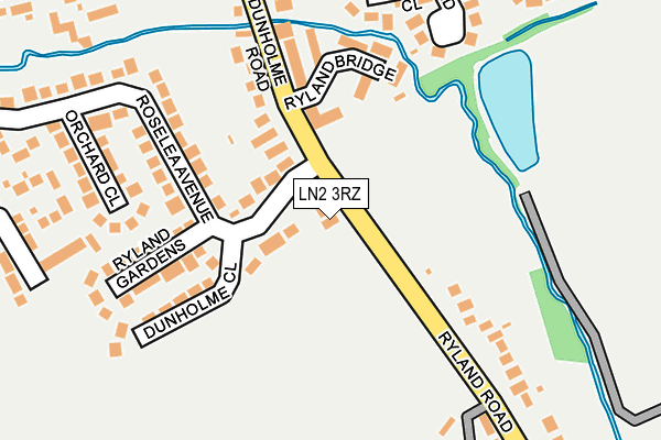 LN2 3RZ map - OS OpenMap – Local (Ordnance Survey) LN2 3RZ map - OS OpenMap – Local (Ordnance Survey)