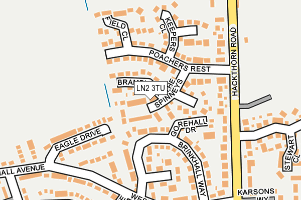 LN2 3TU map - OS OpenMap – Local (Ordnance Survey) LN2 3TU map - OS OpenMap – Local (Ordnance Survey)