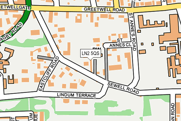 LN2 5QS map - OS OpenMap – Local (Ordnance Survey) LN2 5QS map - OS OpenMap – Local (Ordnance Survey)